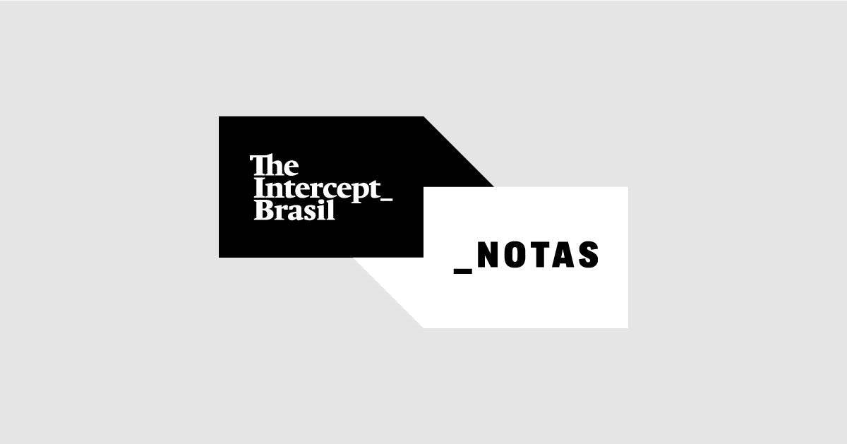 O blog do Intercept Brasil.